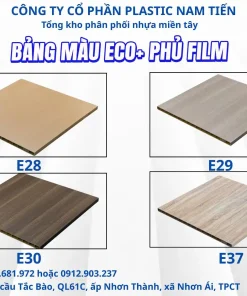 Bảng màu ECO+ phủ film