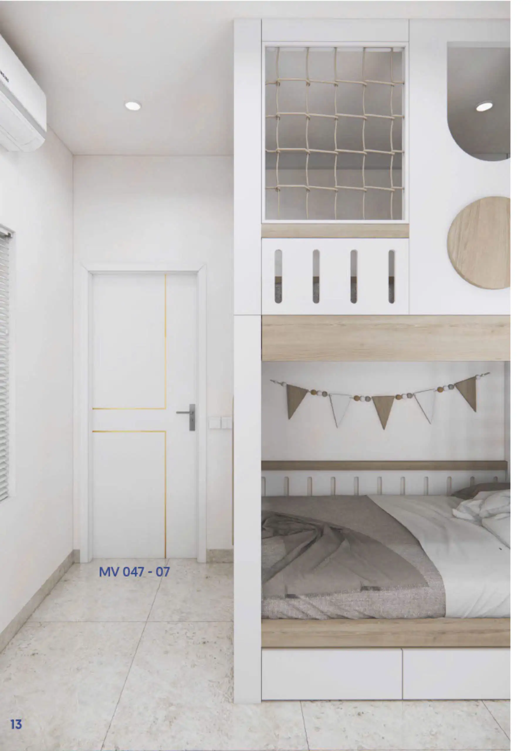 Cửa Gỗ Nhựa Composite MV 047-07