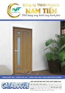 Cửa nhựa uPVC Nam Tiến Plastic dùng trong không gian nhà ở hiện đại