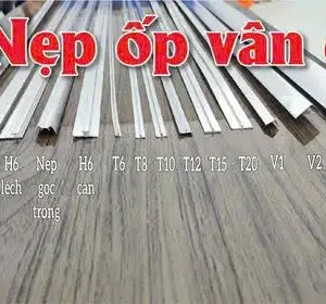 Nẹp Ốp Vân Đá Bạc