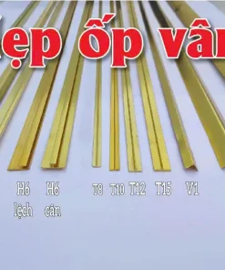 Nẹp Ốp Vân Đá Mạ Vàng