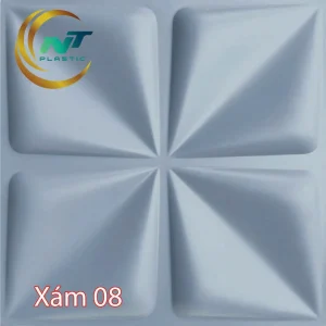 TẤM 3D Xám 08