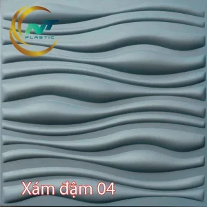 TẤM 3D Xám Đậm 04