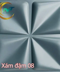 TẤM 3D Xám Đậm 08
