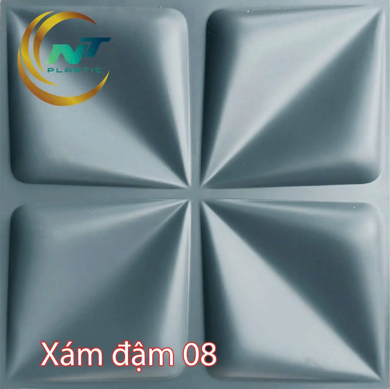 TẤM 3D Xám Đậm 08