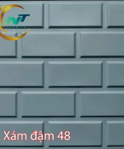 TẤM 3D Xám Đậm 48