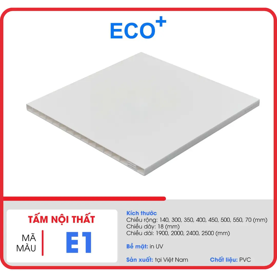 Tấm nhựa ECO+ E1