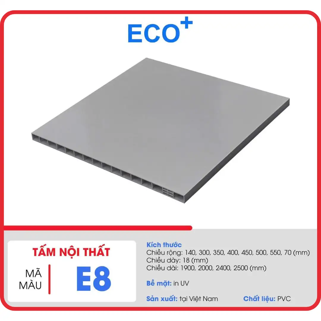 Tấm nhựa ECO+ mã E8