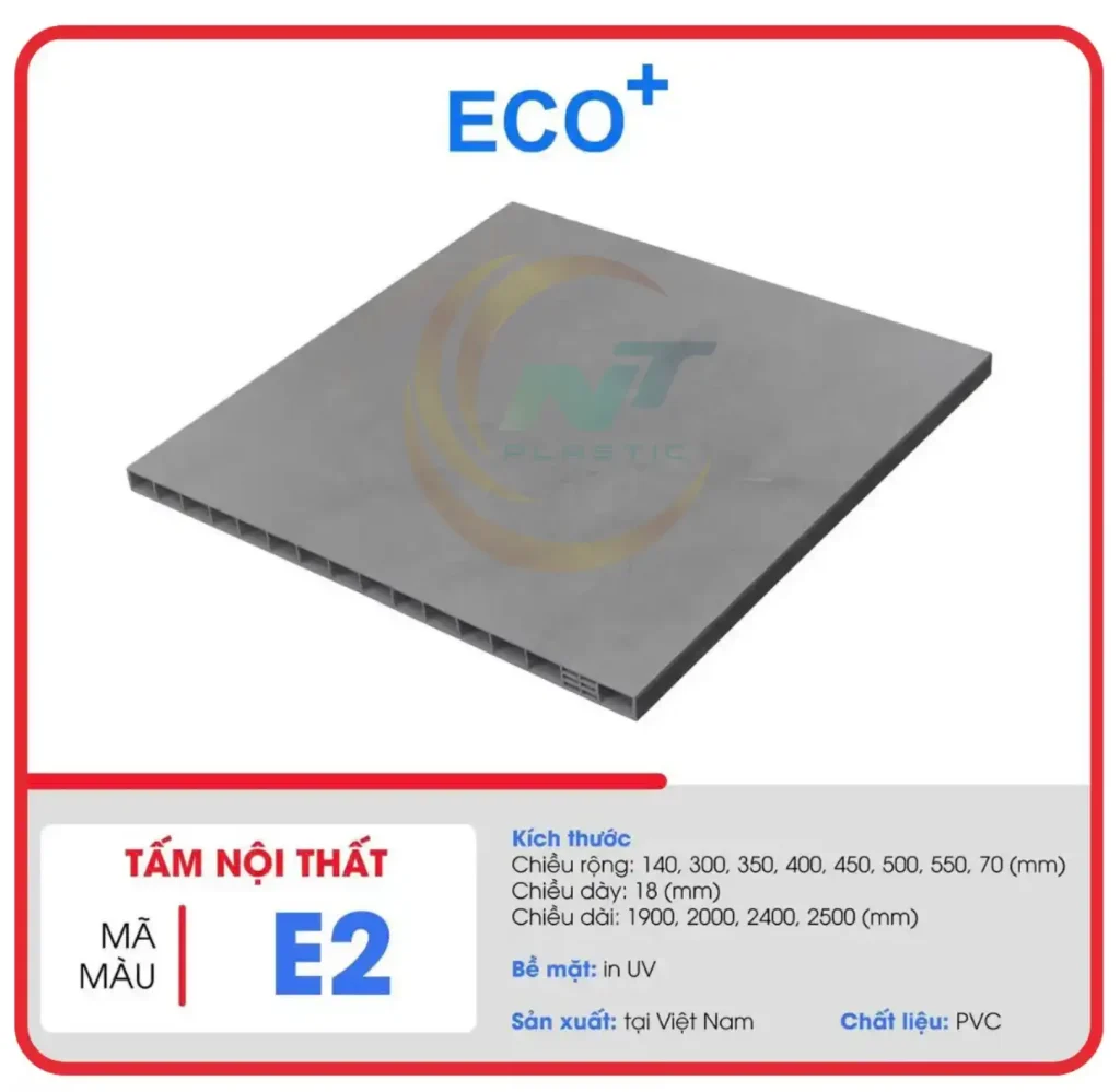 Tấm nhựa nội thất Nam Tiến bề mặt vân gỗ