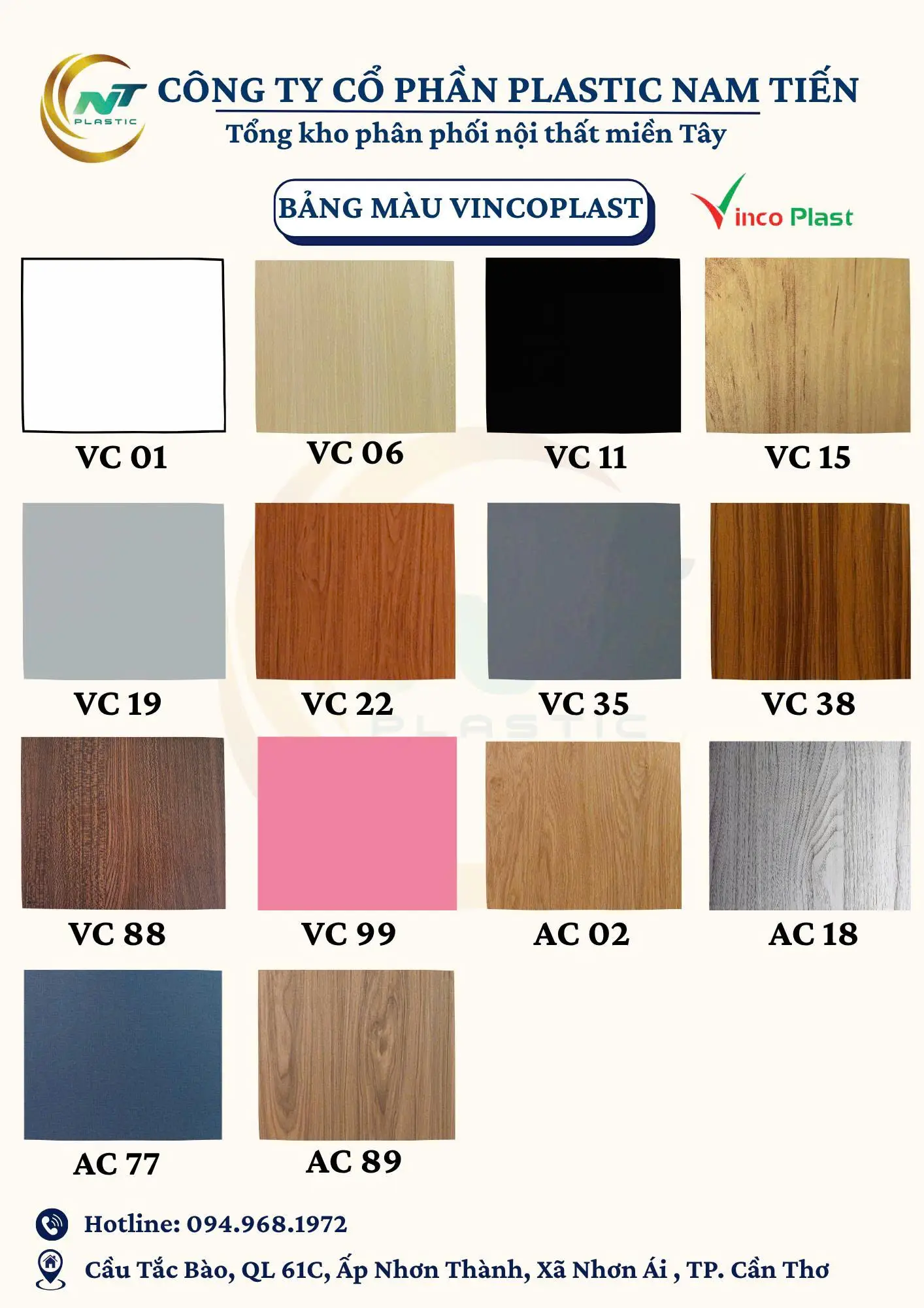 tấm nhựa vinco plast