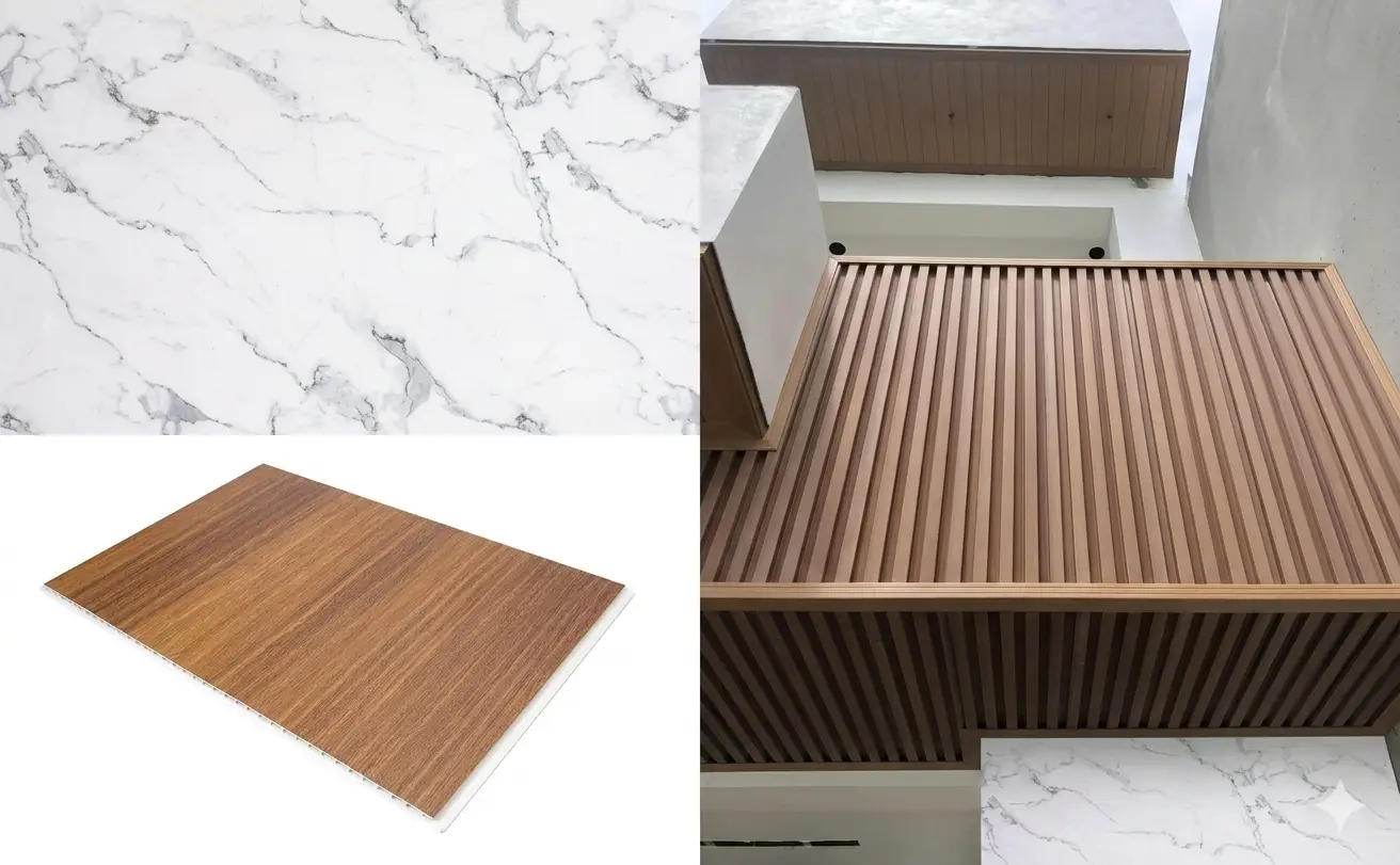 Bảng báo giá tấm ốp nhựa An Giang theo nhu cầu trang trí và cải tạo nhà.