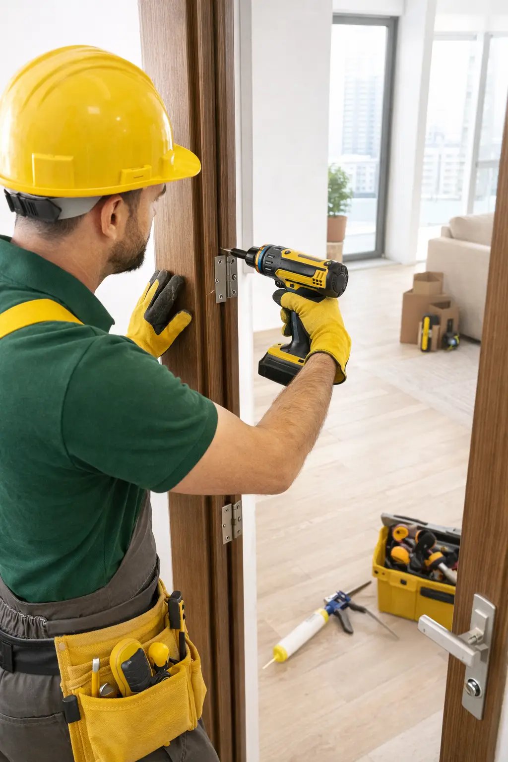 Dịch vụ lắp đặt trọn gói giúp tối ưu giá cửa nhựa composite và đảm bảo kỹ thuật