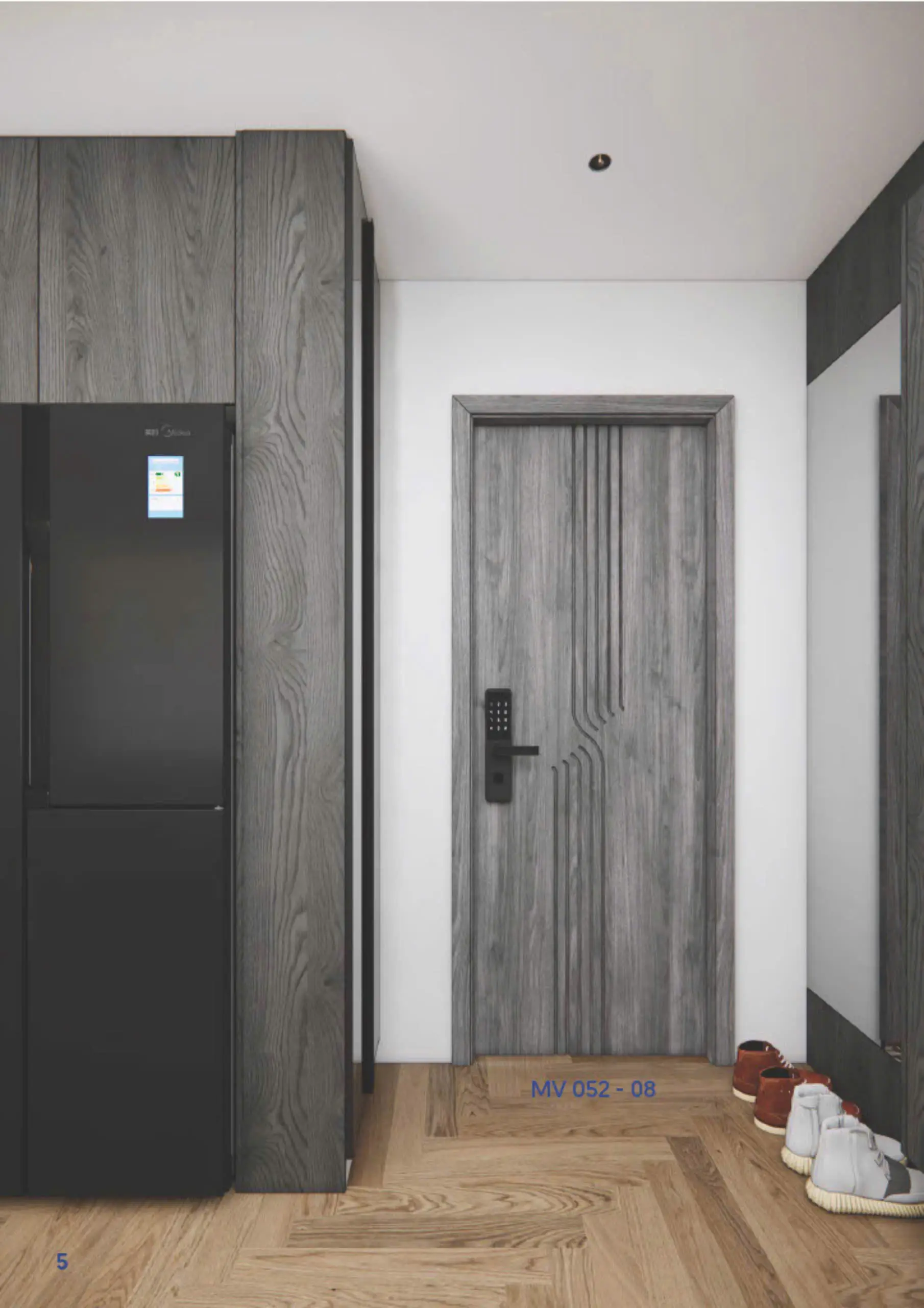 Giải mã chi tiết cửa nhựa composite là gì trong thiết kế nội thất hiện đại