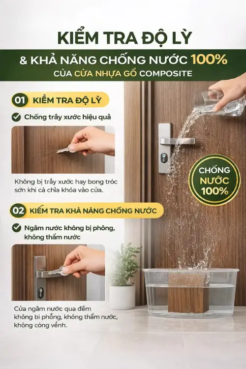 kiểm tra độ lỳ và khả năng chống nước