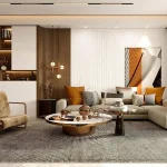 phối hợp nội thất nhựa và gỗ cho không gian nhà ở hiện đại