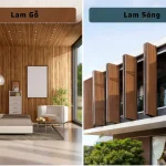 So sánh hiệu ứng thẩm mỹ giữa lam sóng nhựa và lam gỗ trang trí tường. lam sóng nhựa hay lam gỗ