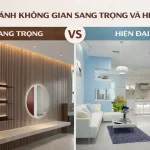 So sánh phương án thi công tấm ốp nhựa hay sơn tường cho nhà phố