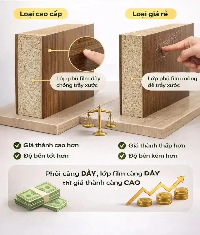 sự khác biệt về giá cửa nhựa composite 