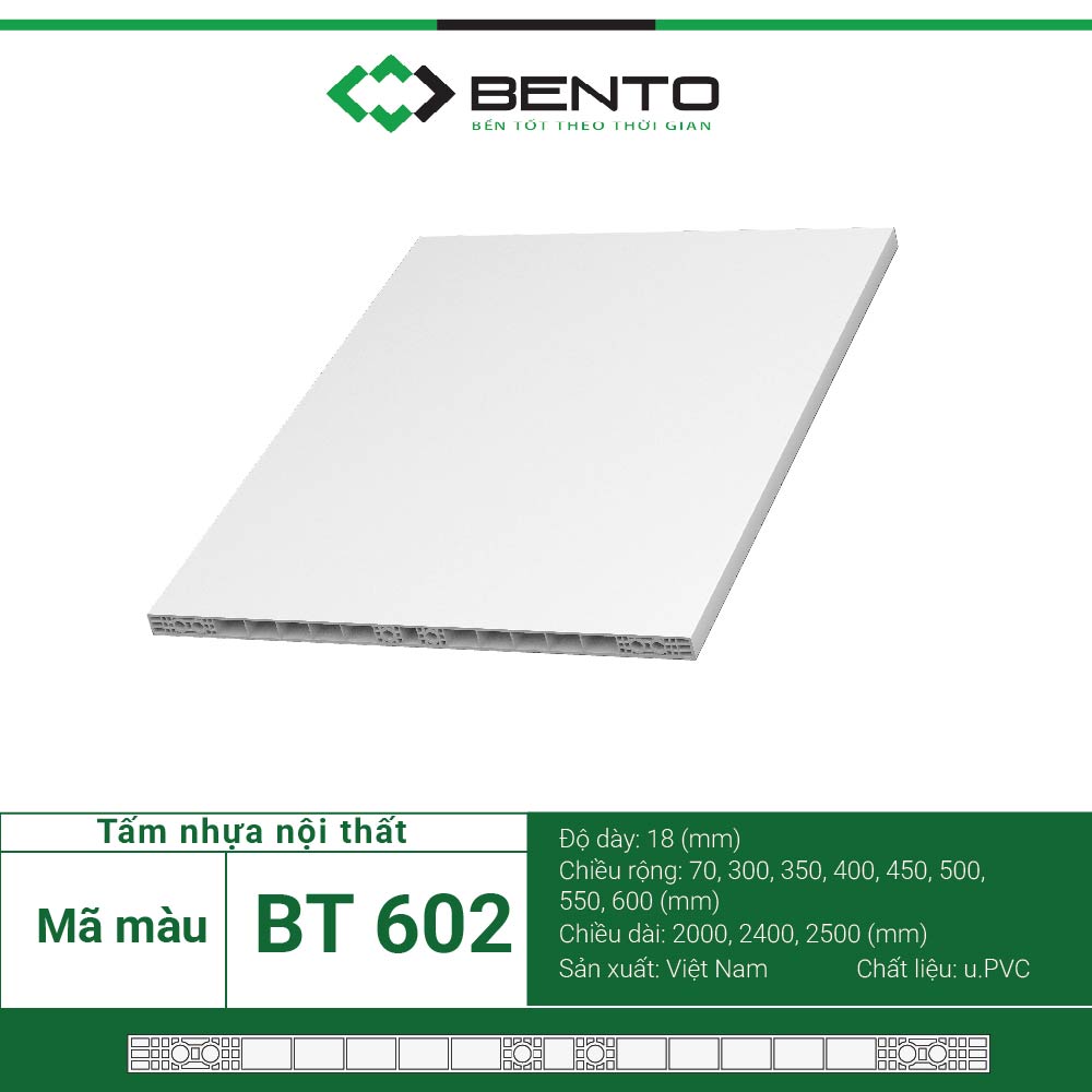 Tấm Nội Thất Nhựa Gỗ BENTO - BT602