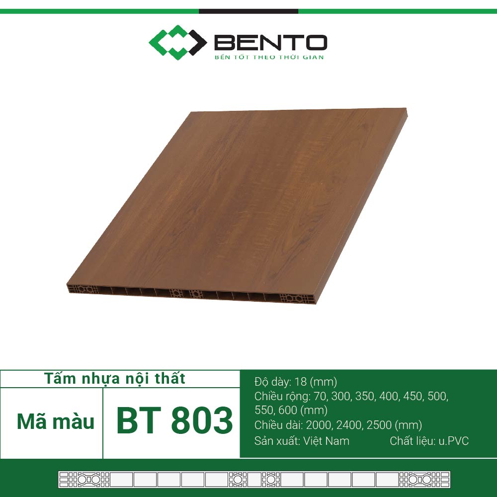 Tấm Nội Thất Nhựa Gỗ BENTO - BT803