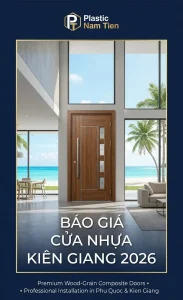 Bảng báo giá cửa nhựa composite kiên giang mới nhất 2026