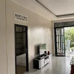 Nhà phố tại An Giang ốp tấm nhựa PVC chống nóng hiện đại. tấm nhựa ốp tường An Giang