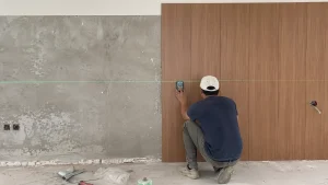 Quy trình cải tạo tường cũ bằng tấm ốp tường PVC thực tế
