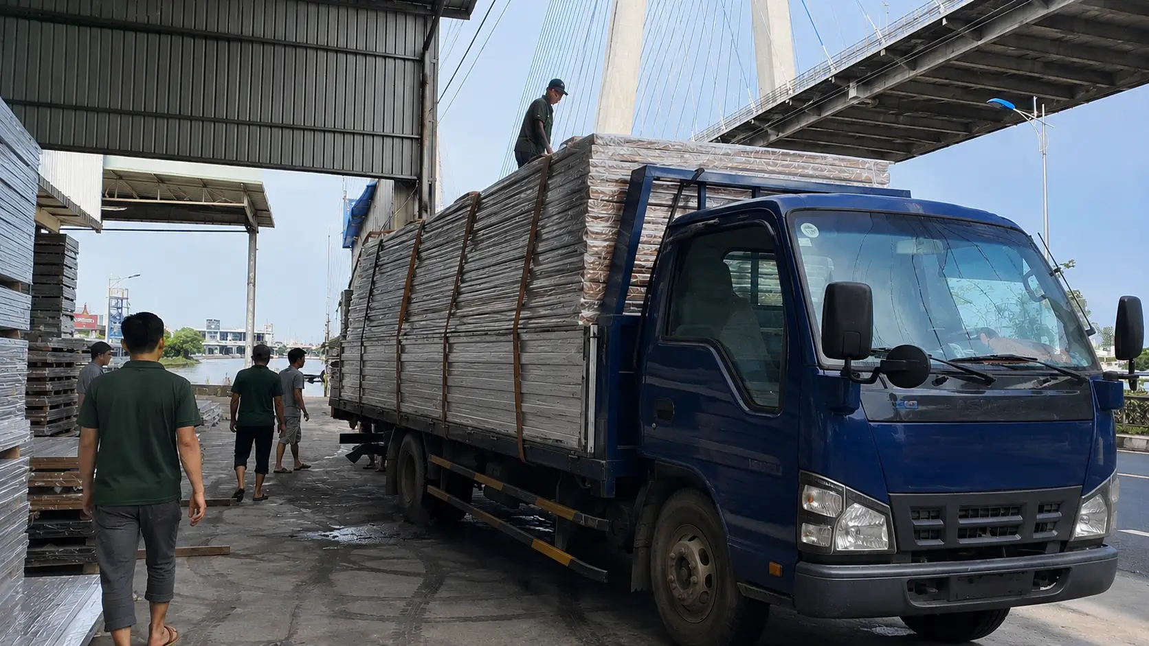 Quy trình vận chuyển trần lam sóng từ Cần Thơ về Trà Vinh