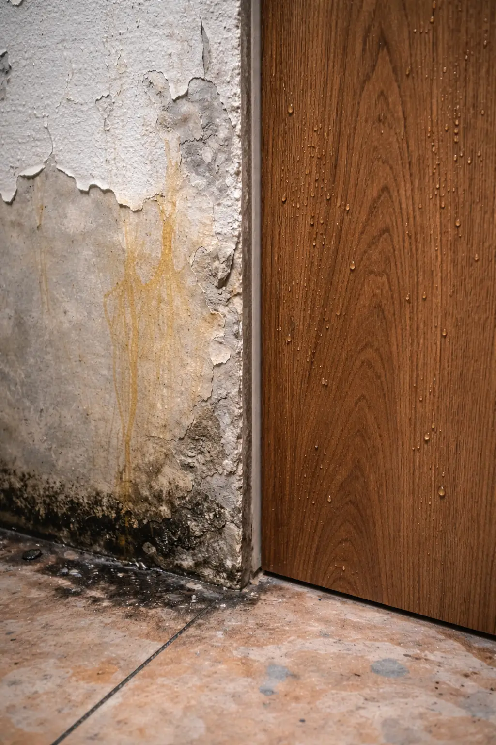 So sánh khả năng kháng ẩm thực tế giữa tấm Cemboard bị ố vàng và sàn nhựa chịu lực hèm khóa