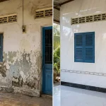 Tấm nhựa vân đá Trà Vinh giúp bức tường ẩm mốc lột xác ngoạn mục