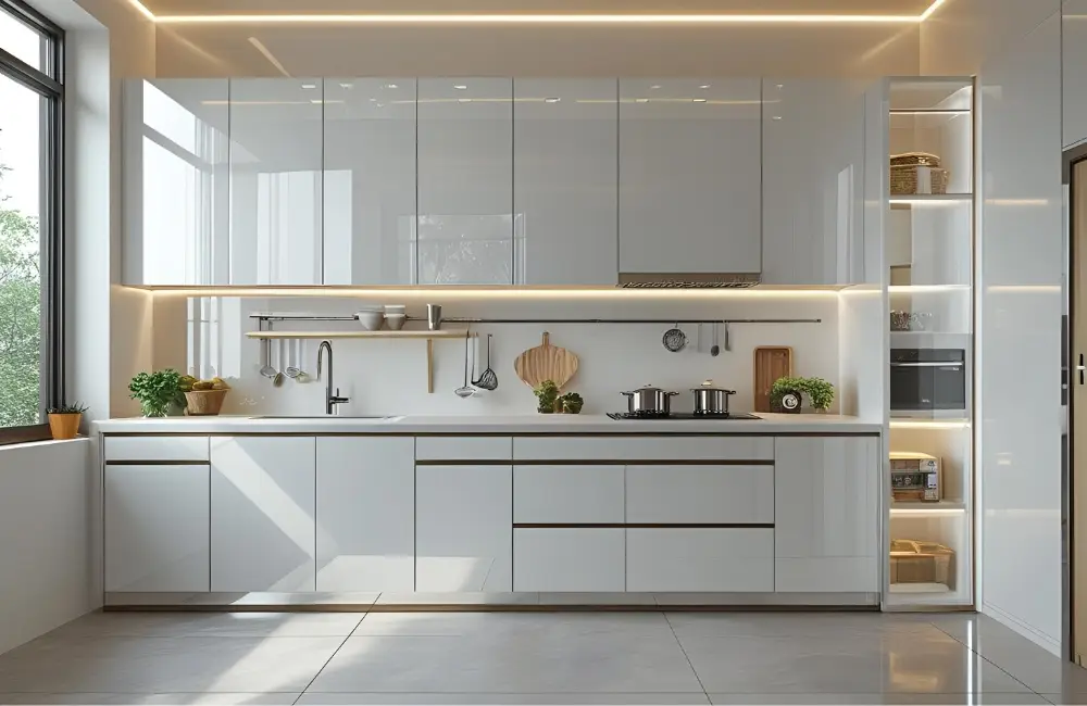 Tấm nhựa vinco plast làm tủ bếp có bị cong vênh không