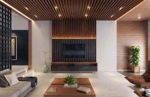 Trần nhựa lam sóng thay thế thạch cao chống ẩm