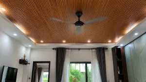 Cách chống nóng nhà mái tôn bằng trần nhựa lam sóng