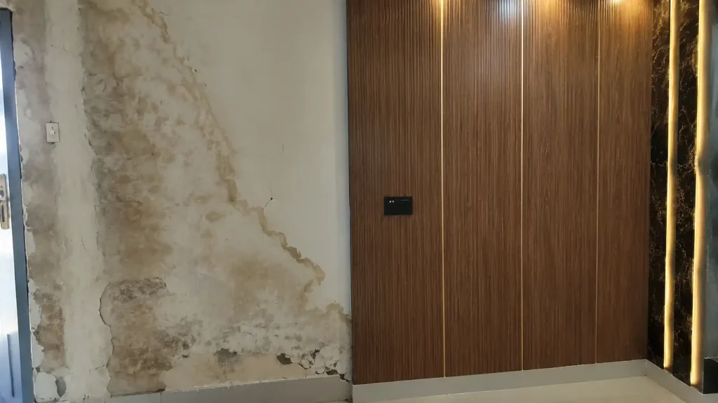 Cách xử lý tường bị nứt thấm nước bằng tấm nhựa Nano, tường bị nứt thấm nước xử lý thế nào