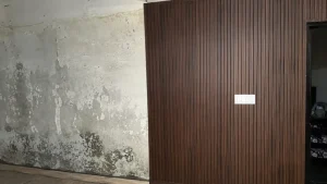 Xử lý tường bị thấm ngược bong tróc sơn bằng tấm nhựa Nano