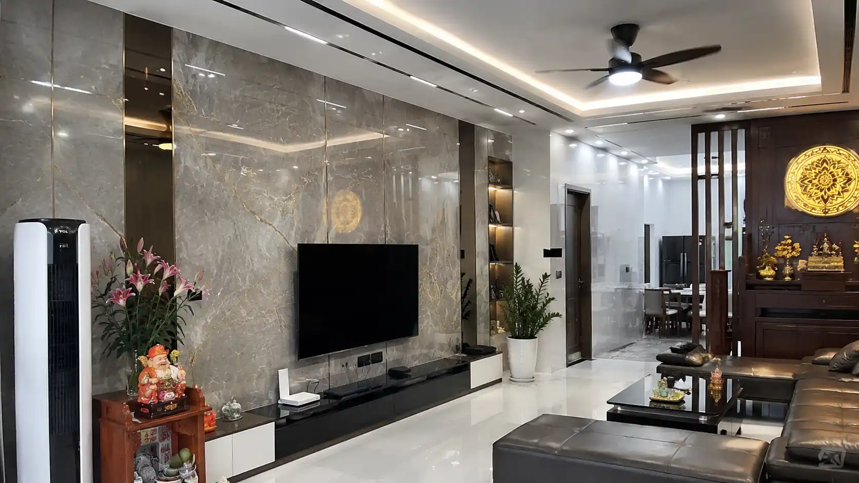 Kết quả Cải tạo tường ẩm mốc không cần đập phá