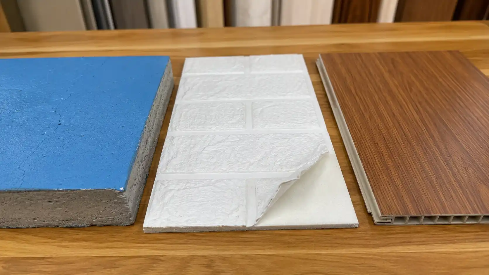 So sánh thực tế giữa sơn chống thấm, xốp dán tường và tấm ốp nhựa PVC Nano