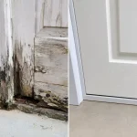 Thay cửa gỗ nhà vệ sinh bị mục chân bằng cửa nhựa composite