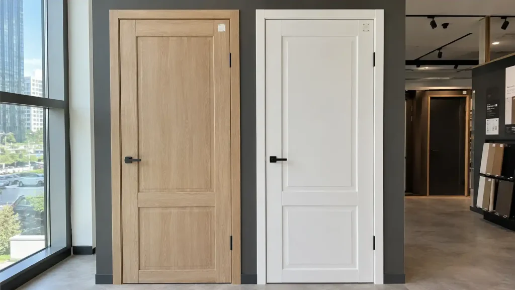 Nên chọn cửa composite phủ da hay sơn để hoàn thiện nội thất đẹp