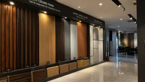 Showroom trưng bày các dòng tấm ốp trần cho nhà nuôi yến sang trọng