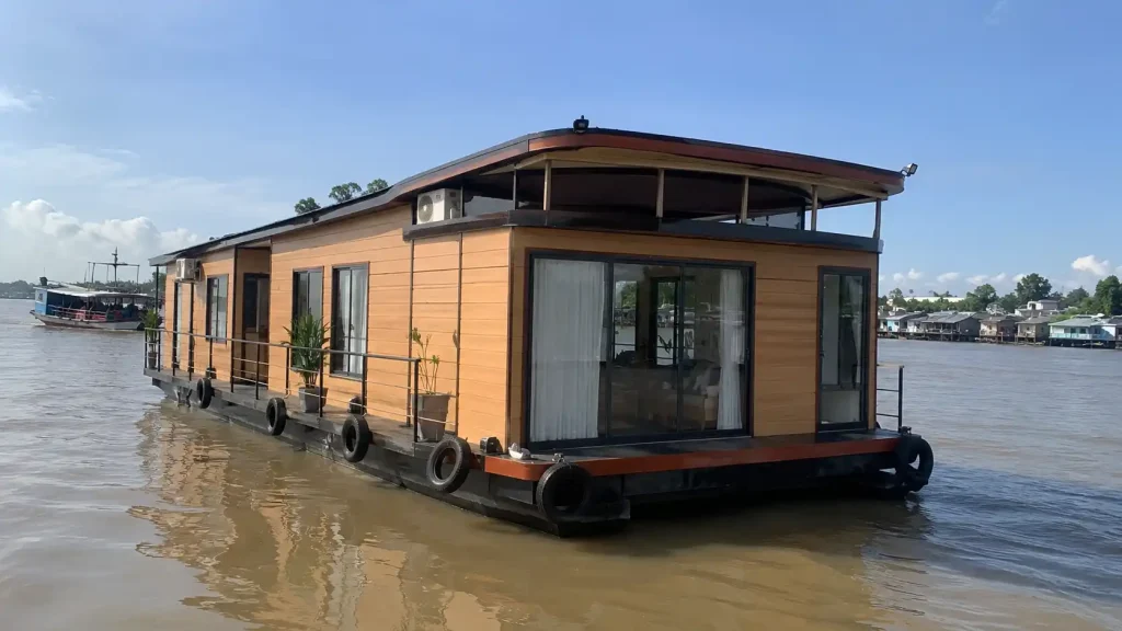 Thiết kế vách bao che chịu nước siêu nhẹ cho công trình nhà nổi, làm vách nhà nổi bằng gì