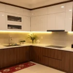 Tủ bếp nhựa hiện đại được thiết kế chắc chắn và sang trọng, tủ bếp nhựa Vinco Plast