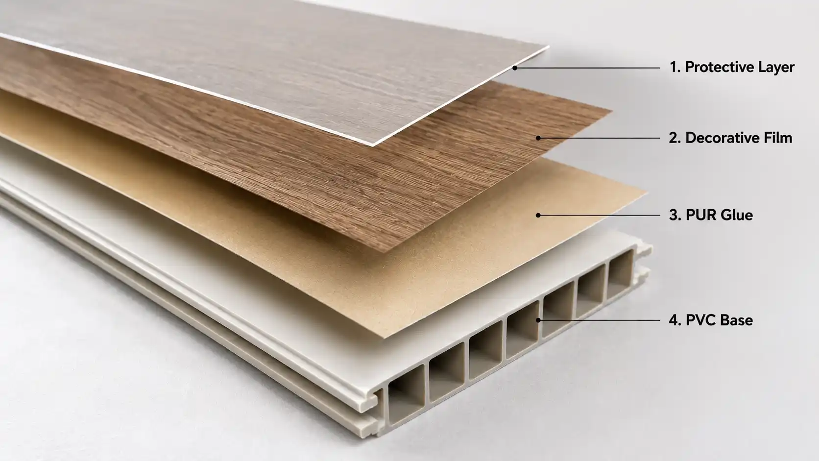 Phân tích bản chất vật lý 4 lớp tấm nhựa nano.