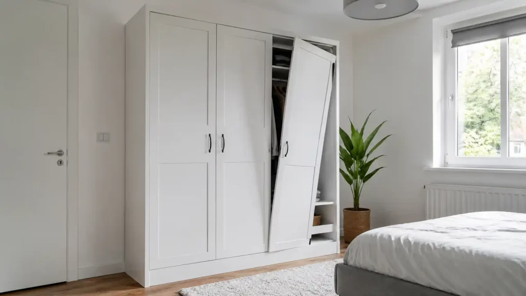 Cách khắc phục tủ gỗ bị xệ bản lề tại nhà