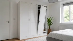 Cách khắc phục tủ gỗ bị xệ bản lề tại nhà