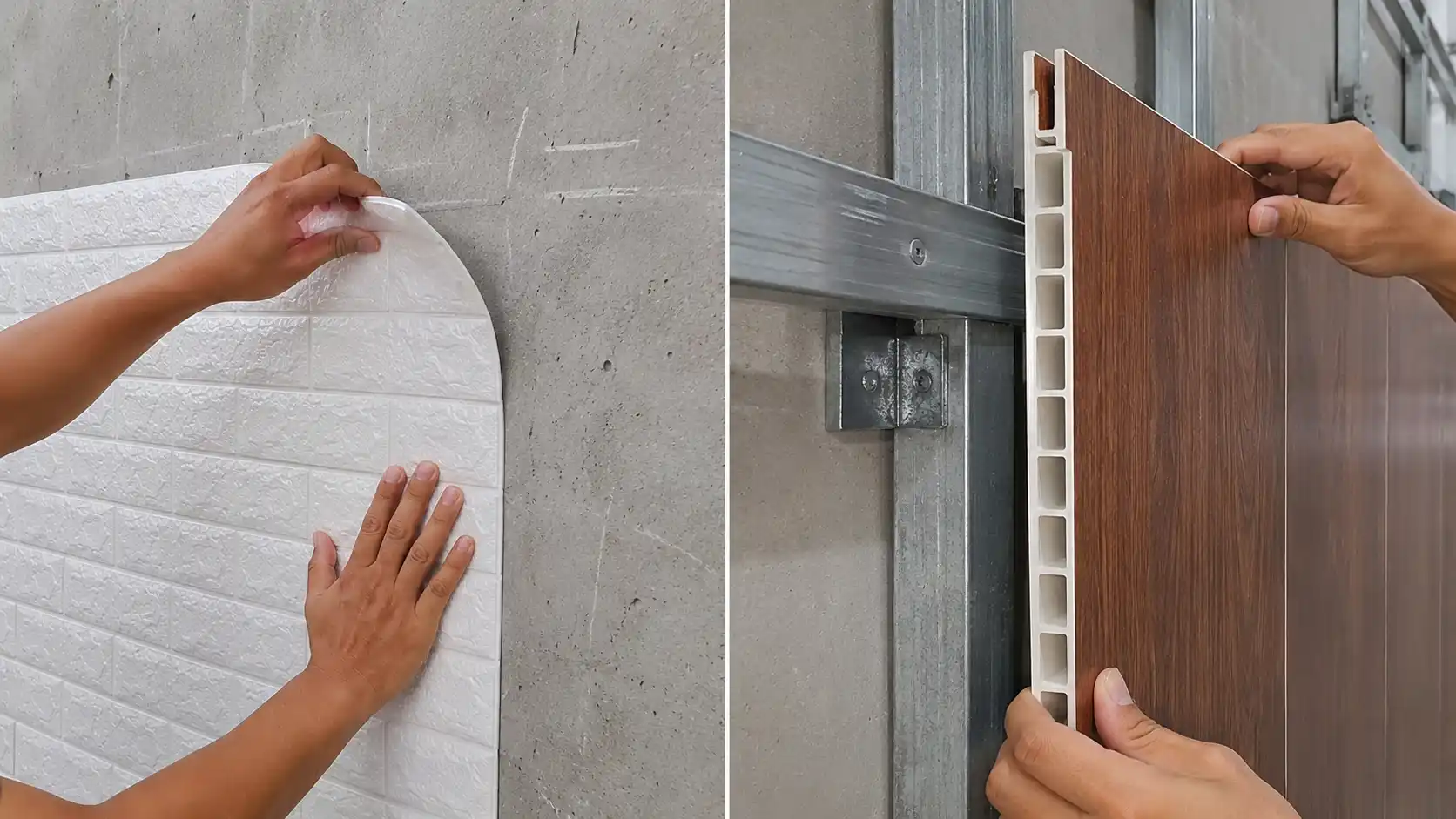 Phân biệt cơ chế dán keo và liên kết khung xương.