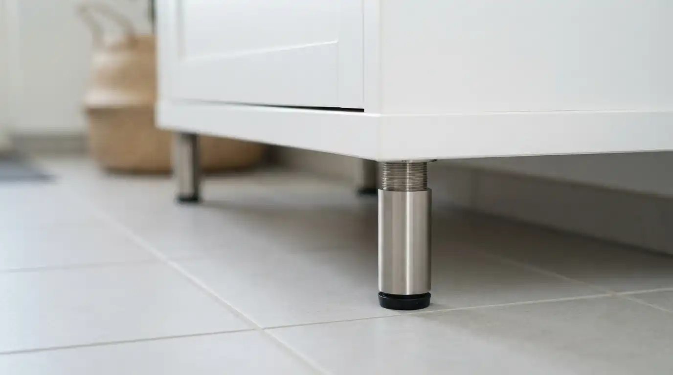 Đôn chân đế inox bảo vệ đáy tủ giày