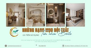 Gợi ý các hạng mục nội thất nên ưu tiên sử dụng tấm nhựa BENTO để tối ưu độ bền, tính thẩm mỹ và khả năng chống ẩm.