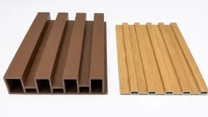 Sự khác biệt mặt cắt lam sóng nhựa ngoài trời và PVC nội thất , phân biệt lam sóng nhựa ngoài trời và nội thất