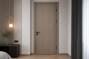 mẫu cửa composite lắp phòng ngủ, chân cửa phòng ngủ bị phồng rộp